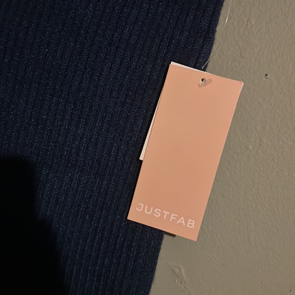 NWT JustFab Ankle Length Ribbed Pants - Picture 6 of 10